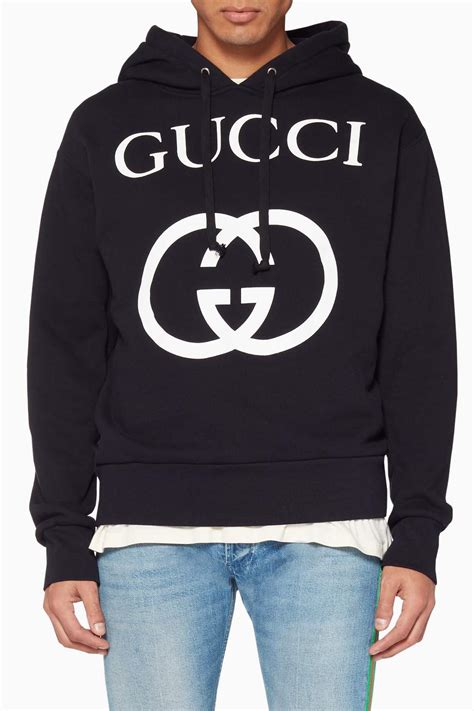 black gucci hoodie men.